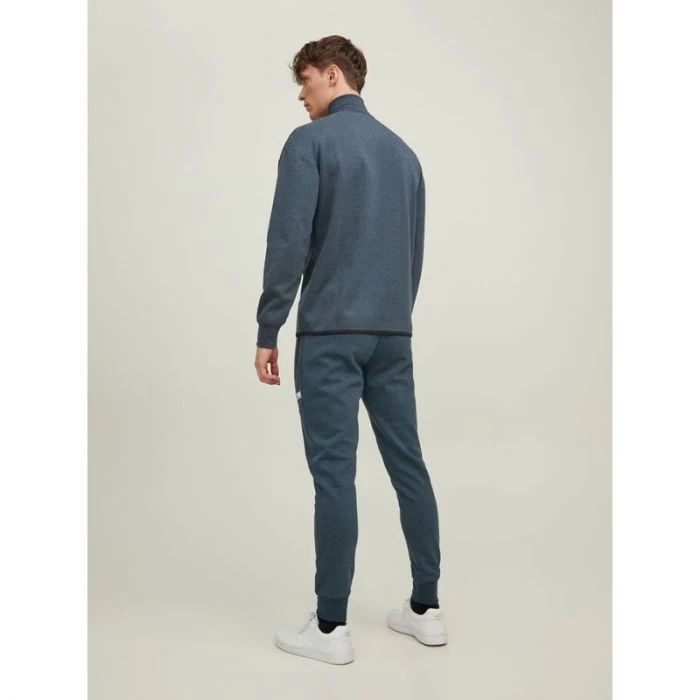 Jack & Jones Jack&Jones Heren Zip Sweater JCOAIR SWEAT HALF ZIP - 175885004 Orion Blue/MELANGE / 3 Jack & Jones Jack&Jones Heren Zip Sweater JCOAIR SWEAT HALF ZIP - 175885004 Orion Blue/MELANGE / - Afbeelding 3