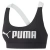 Puma Dames Sportbh Mid Impact Puma - Zwart
