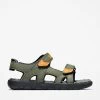 Timberland Senior Sandaal Perkins Row 2-Straps - Dkgrn