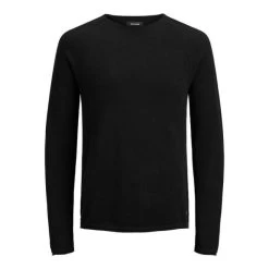 Jack & Jones Jack&Jones Heren Sweater JJEHILL KNIT CREW NECK NO - 178012 Black