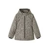 Name It Meisjes Jas NKFMAXI JACKET ANIMAL - 213091 White Pepper