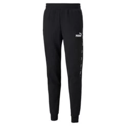Puma Heren Joggingsbroek Ess+ Tape - Zwart
