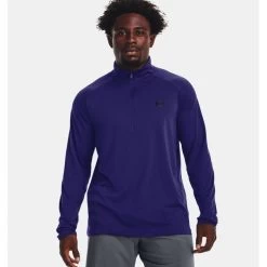 Under Armour Heren Tech 2.0 1/2 Zip - 468 Blue -Trendy Deals Voor Actieve Lifestyles 046499 39 02 1