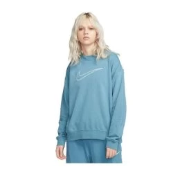 Nike Women Nike Dri-FIT Get Fit Sweatshirt - 440 Noise Aqua/White