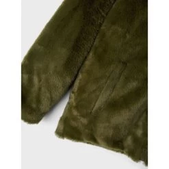 Name It Meisjes Jas NKFMARRY FAUX FUR JACKET PB - 233596 Olive Night -Trendy Deals Voor Actieve Lifestyles 046720 45 03 1