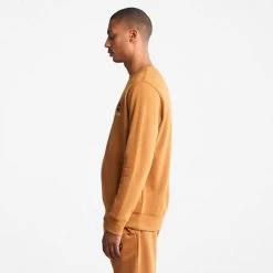 Timberland Heren Sweater Wes Crew Neck - Wheat -Trendy Deals Voor Actieve Lifestyles 046741 81 03 1