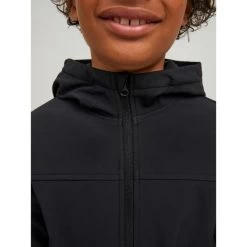 Jack & Jones Jack&Jones Jongens Softshell Jas - Zwart -Trendy Deals Voor Actieve Lifestyles 046831 10 04 1