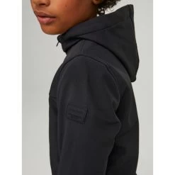 Jack & Jones Jack&Jones Jongens Softshell Jas - Zwart -Trendy Deals Voor Actieve Lifestyles 046831 10 05 1