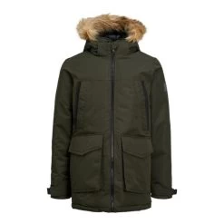 Jack & Jones Jack&Jones Jongens Parka Jas Craft - 176668 Rosin