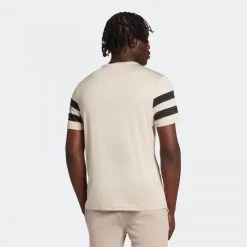 Lyle & Scott Lyle&scott Heren T-shirt Sleeve Stripe Tee - W733 Warm Dust -Trendy Deals Voor Actieve Lifestyles 047367 05 02 1