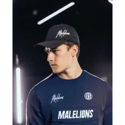 Malelions Unisex Sport Ripstop Cap - 904 Black/White -Trendy Deals Voor Actieve Lifestyles 047417 10 02 1