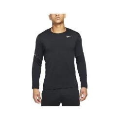 Nike Heren Running Shirt Element - 010 Blacvk