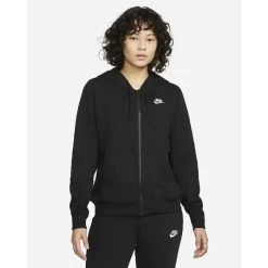 Nike Dames Vest Sportswear Club Fleece - Zwart