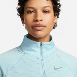 Nike Dames HardloopTop Therma-Element - 442 Ocean Bliss -Trendy Deals Voor Actieve Lifestyles 048868 30 02 1