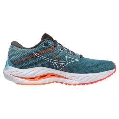 Mizuno Heren Hardloopschoen WAVE INSPIRE 19 - STD ProvBlue-Whte-LightOrang
