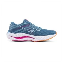 Mizuno Dames Hardloopschoen WAVE INSPIRE 19 - STD ProvincBlue-White-807 C