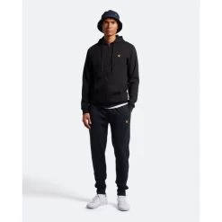 Lyle & Scott Lyle&Scott Heren Vest Met Volledige Ritssluiting - Z865 Jet Black -Trendy Deals Voor Actieve Lifestyles 049847 10 04 1