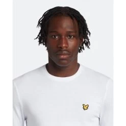 Lyle & Scott Lyle&Scott Heren Lange Mouwen Shirt - 626 White -Trendy Deals Voor Actieve Lifestyles 049850 09 03 1