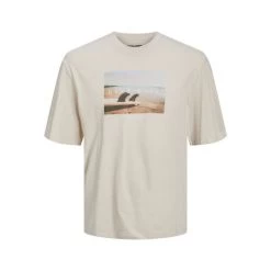 Jack & Jones Jack&Jones Heren T-shirt COPENHAGEN PHOTO - 176631 Moonbeam