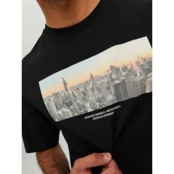 Jack & Jones Jack&Jones Heren T-shirt COPENHAGEN PHOTO - 178012 Black -Trendy Deals Voor Actieve Lifestyles 049889 11 03 1