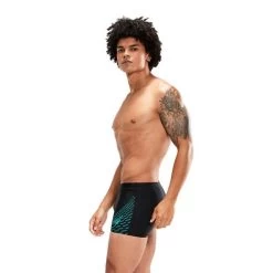 Speedo Heren Zwembroek Eco Medley Logo - Blgrn -Trendy Deals Voor Actieve Lifestyles 049906 10 03 1