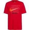 Nike Heren T-shirt Dri-Fit Slub - Rood