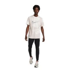 Nike Heren T-shirt Running - 030 PHANTOM