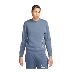 Nike Heren Sweater Club Fleece Brushe - 491 DIFFUSED BLUE