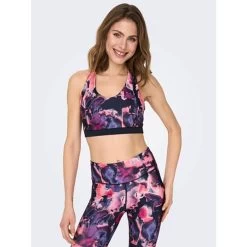 ONLY Dames Tight Fitness ONPELEA - 202670001 Blue Nights/w. Pink -Trendy Deals Voor Actieve Lifestyles 050320 35 03 1