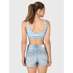 Brunotti Dames Short Larina Jogjeans - 7025 Light Blue Denim -Trendy Deals Voor Actieve Lifestyles 050346 30 02 1