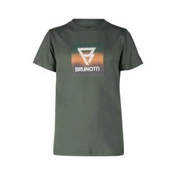 Brunotti Jongens Shirt Jahny-Logosquare - 6500 Vintage Green