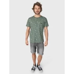 Brunotti Heren Shirt Neppy-AO - 6500 Vintage Green -Trendy Deals Voor Actieve Lifestyles 050412 45 03 1 1