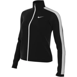Voorkant 3 Nike Dames Running Vest DRI-FIT SWOOSH - 010 BLACK/PHOTON DUST