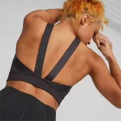 Puma Dames Sport Bh Flwaless Sculpt Mid-Impact - Zwart -Trendy Deals Voor Actieve Lifestyles 050732 10 03 1