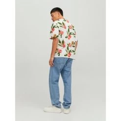 Jack & Jones Jack&Jones Heren T-shirt Flores - 177642 Cloud Dancer -Trendy Deals Voor Actieve Lifestyles 050747 20 02 1