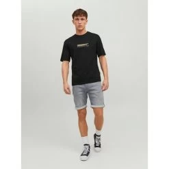 Jack & Jones Jack&Jones Heren Spijkershort Rick - 188778 Grey Denim -Trendy Deals Voor Actieve Lifestyles 050749 20 02 1