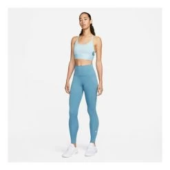 Nike Dames Sportlegging One High-rise - 440 NOISE AQUA/WHITE -Trendy Deals Voor Actieve Lifestyles 050860 39 04 1