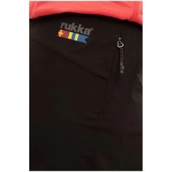 Rukka Dames Running Short Met Binnenbroek Mahala - Zwart -Trendy Deals Voor Actieve Lifestyles 050861 19 05 1