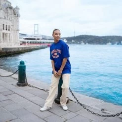 Equalité Heren T-shirt Varsity - Blauw -Trendy Deals Voor Actieve Lifestyles 050877 30 02 1