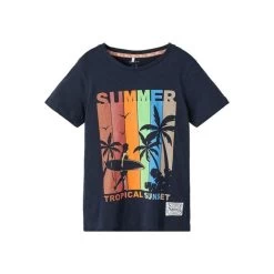 NAME IT Jongens T-shirt Flaska - 216654 Dark Sapphire