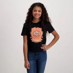 Cars Meisjes Shirt Korte Mouw Airie - Zwart