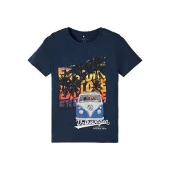 NAME IT Jongens T-shirt Fector - 216654 Dark Sapphire