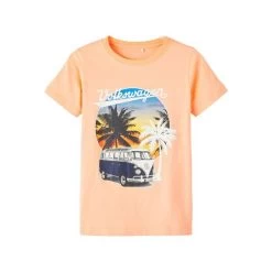 NAME IT Jongens T-shirt Fector - 250016 Peach Nectar