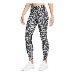 Nike Dames Sportlegging Dri-Fit - 025 PHOTON DUST/BLACK/REFLECTI