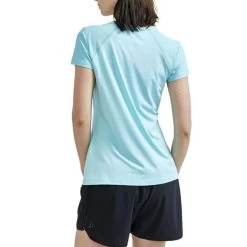 Craft Dames T-shirt ADV Essence SS Slim - 304000 SEA -Trendy Deals Voor Actieve Lifestyles 051217 33 02 1