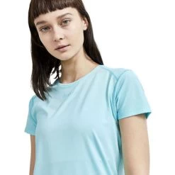 Craft Dames T-shirt ADV Essence SS Slim - 304000 SEA -Trendy Deals Voor Actieve Lifestyles 051217 33 03 1