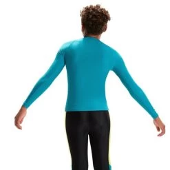 Speedo Uni Zwemshirt ECO LONG SL - 14308 GrnBla -Trendy Deals Voor Actieve Lifestyles 051270 49 02 1