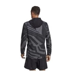 Adidas Heren Hardloopjack OWN Seasonal - 000 BLACK/GRESIX -Trendy Deals Voor Actieve Lifestyles 051279 10 02 1