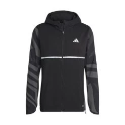 Adidas Heren Hardloopjack OWN Seasonal - 000 BLACK/GRESIX