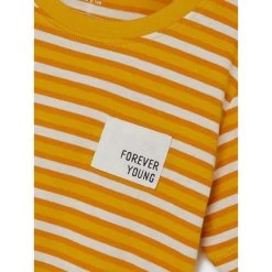 NAME IT Jongens T-shirt Dik - 252297 Spicy Mustard -Trendy Deals Voor Actieve Lifestyles 051300 59 02 1 1